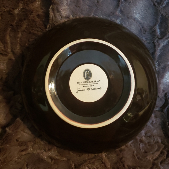 Jessica McClintock Leaves Pattern Soup Bowl - Picture 3 of 3